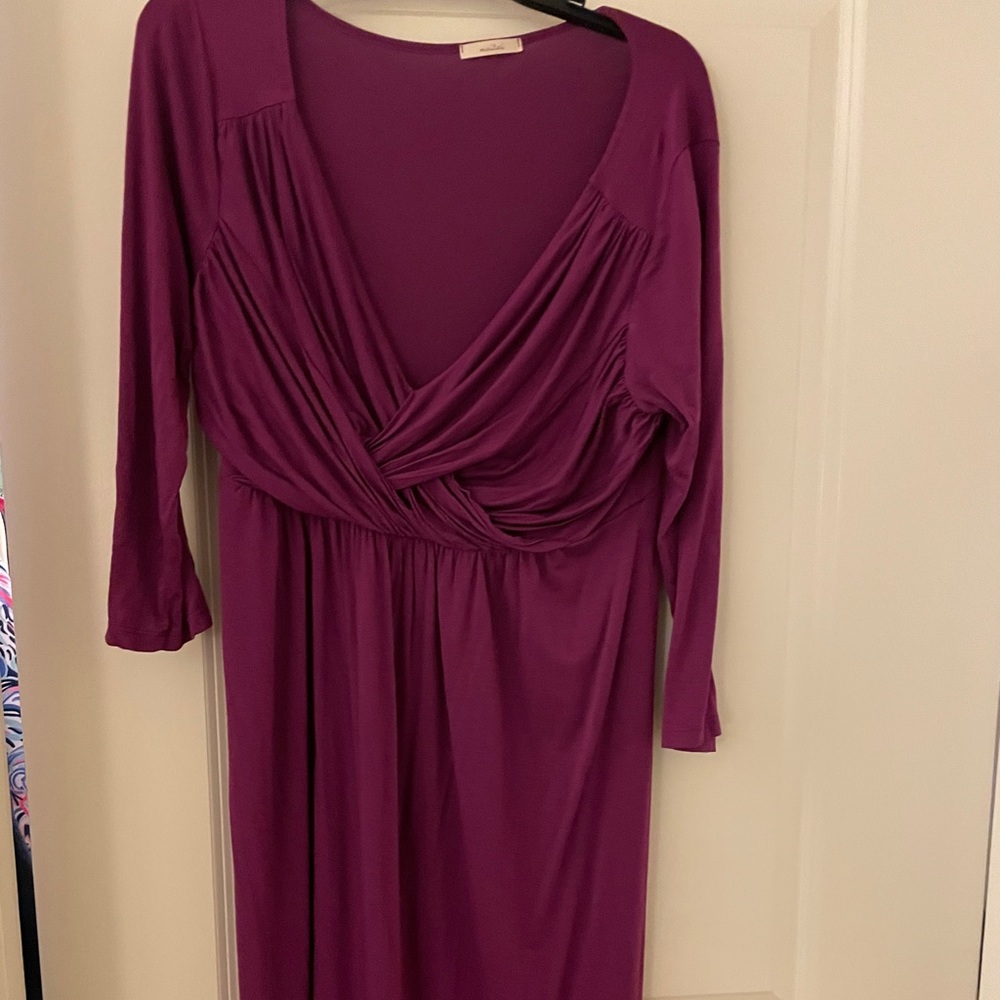 Pink/purple cotton dress